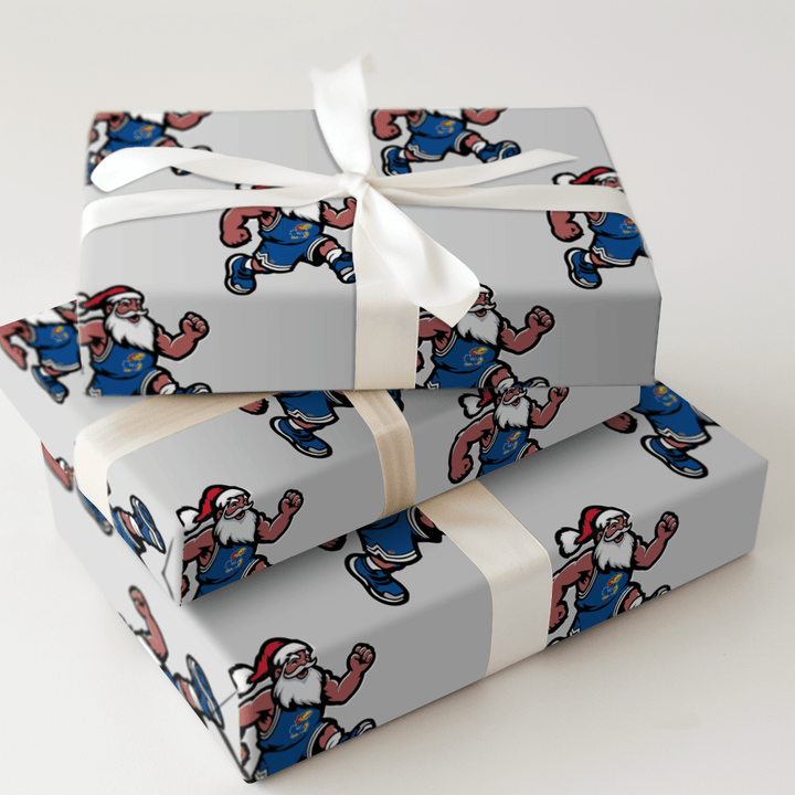 Deck the Court – KU - Wrapping Paper - Aspen & Arlo