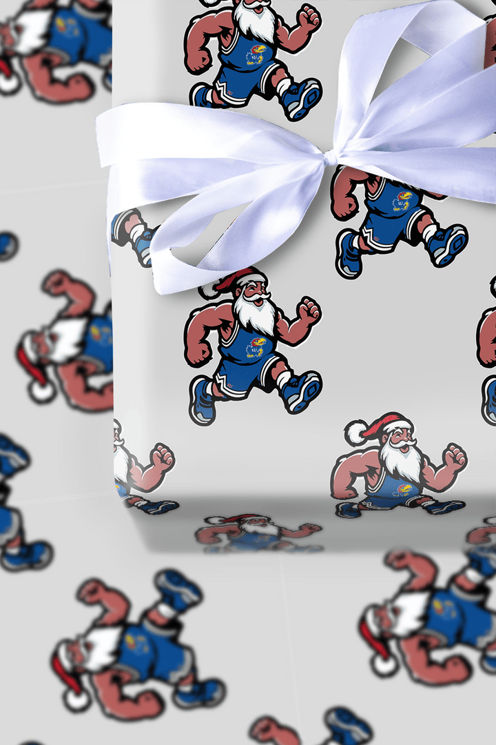 Deck the Court – KU - Wrapping Paper - Aspen & Arlo