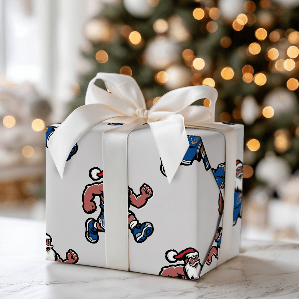 Deck the Court – KU - Wrapping Paper - Aspen & Arlo