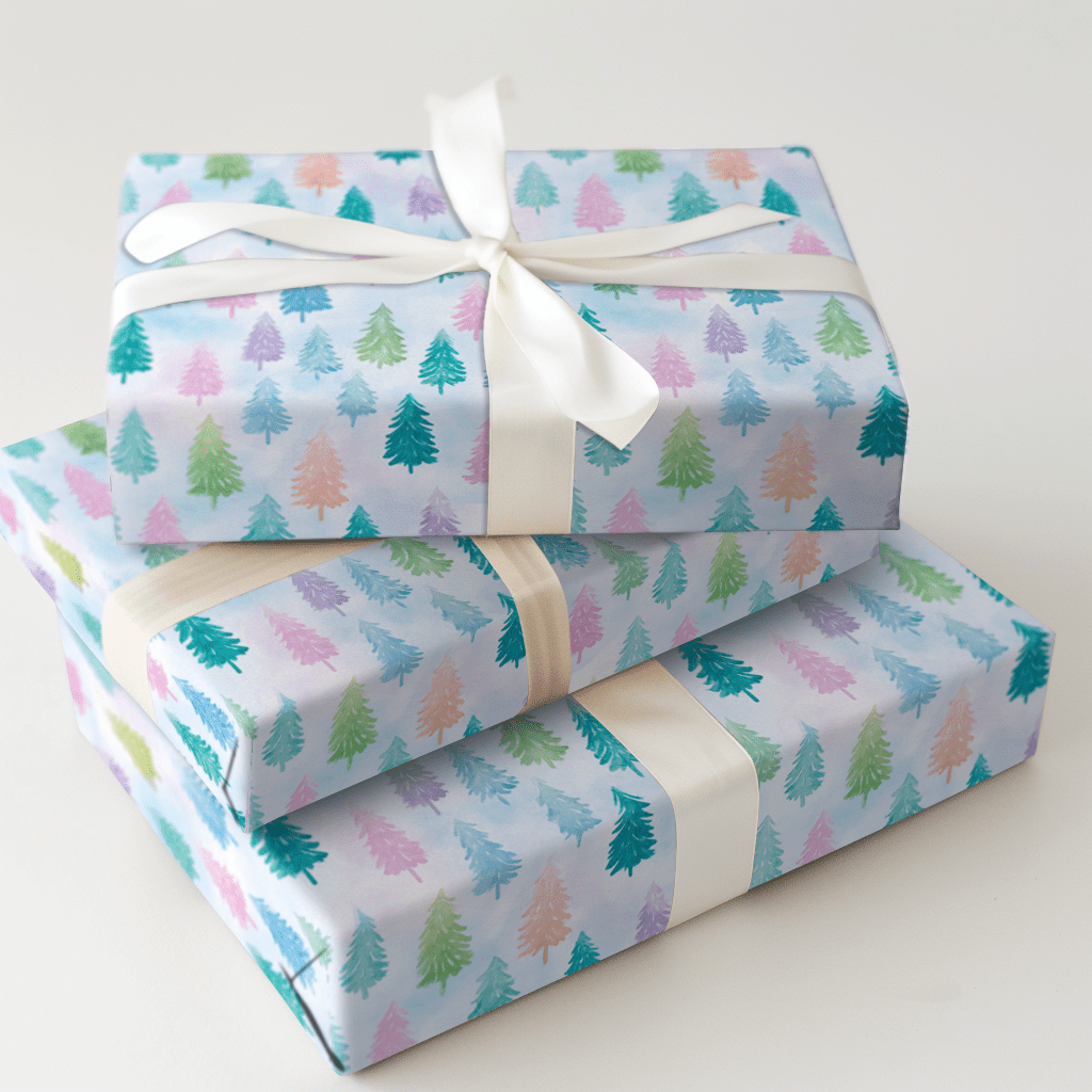 Frost Me in Mint - Wrapping Paper - Aspen & Arlo