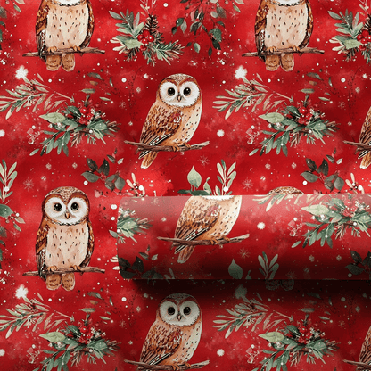 Jingle Hoots - Wrapping Paper - Aspen & Arlo