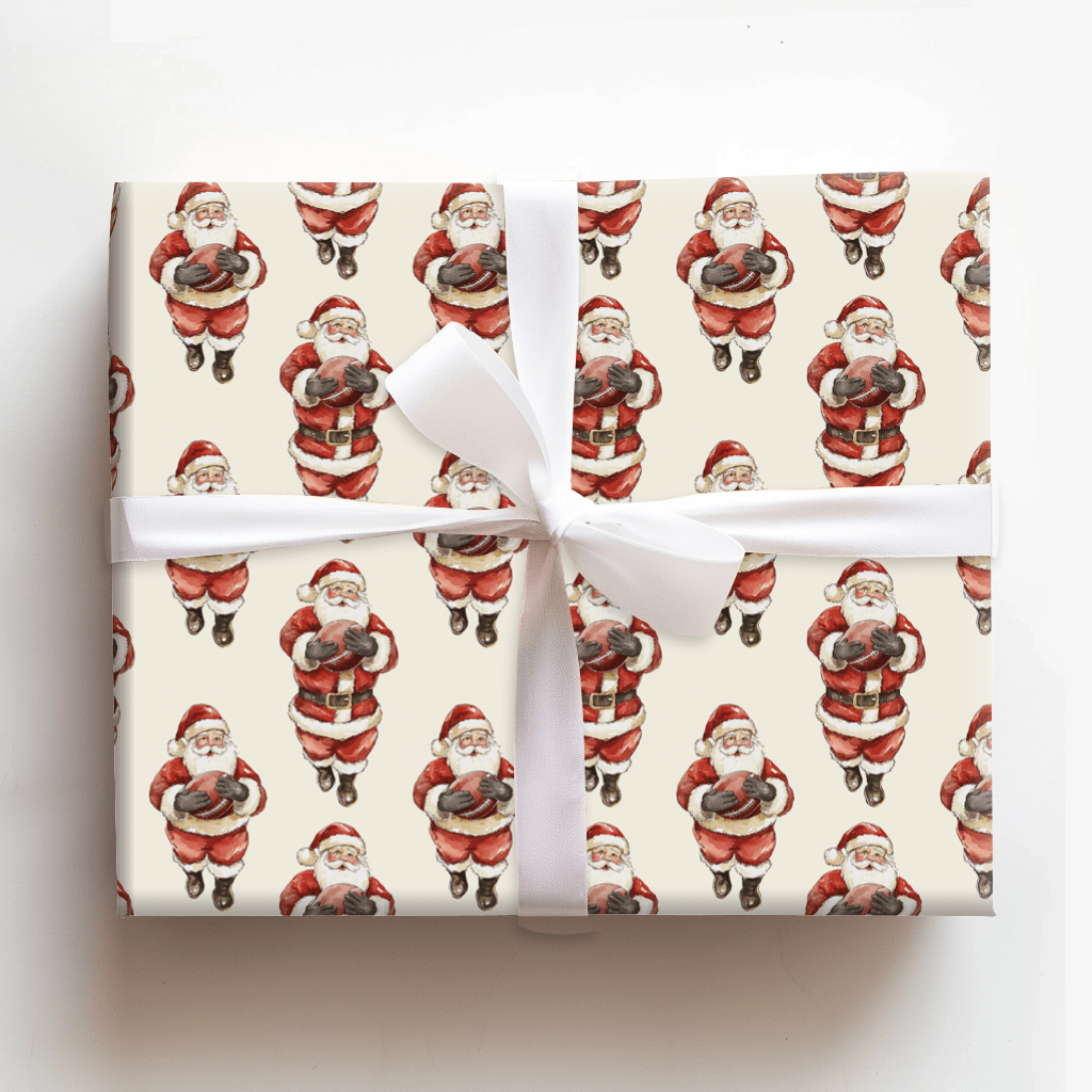 Pick Six Claus - Wrapping Paper - Aspen & Arlo
