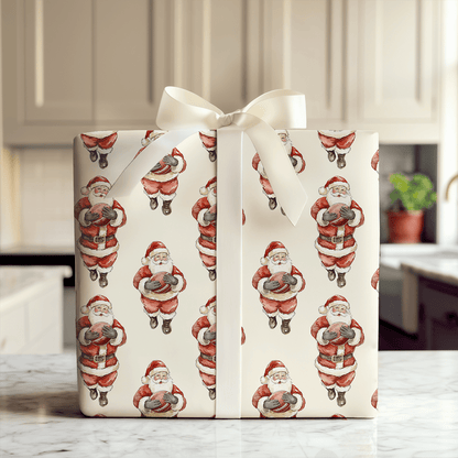 Pick Six Claus - Wrapping Paper - Aspen & Arlo