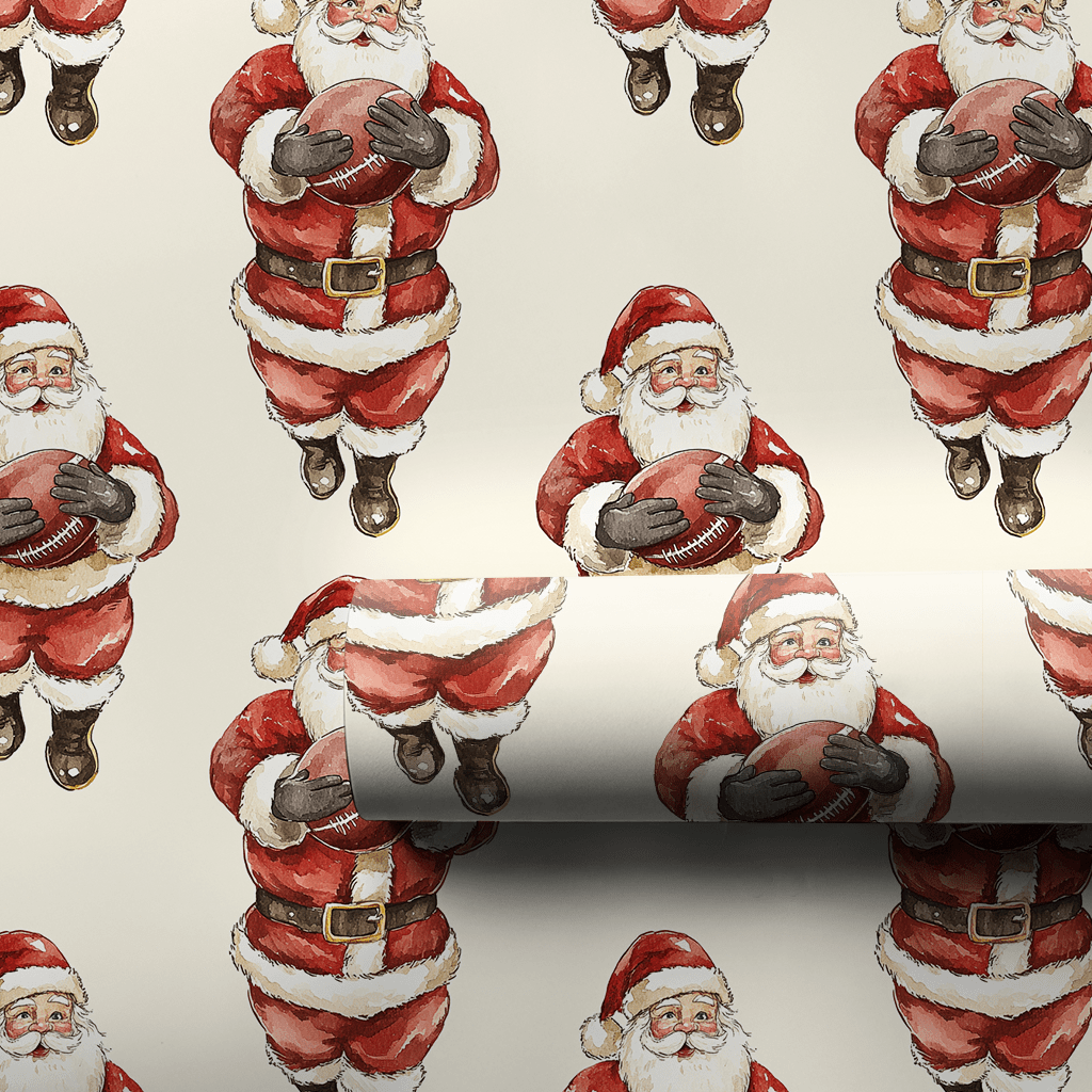 Pick Six Claus - Wrapping Paper - Aspen & Arlo