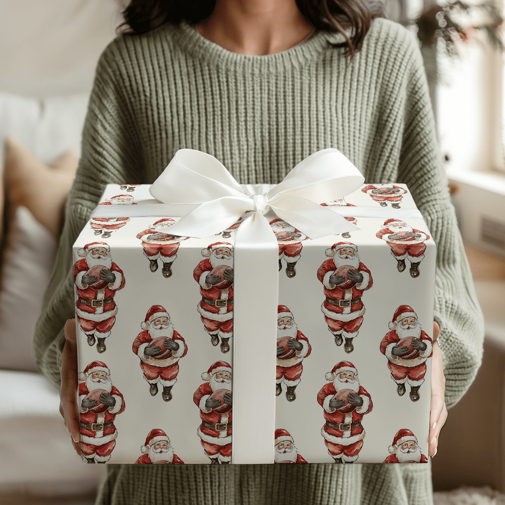 Pick Six Claus - Wrapping Paper - Aspen & Arlo