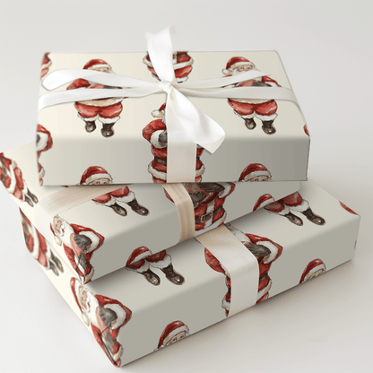 Pick Six Claus - Wrapping Paper - Aspen & Arlo