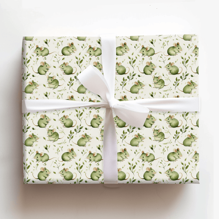 Squeaky Green - Wrapping Paper - Aspen & Arlo