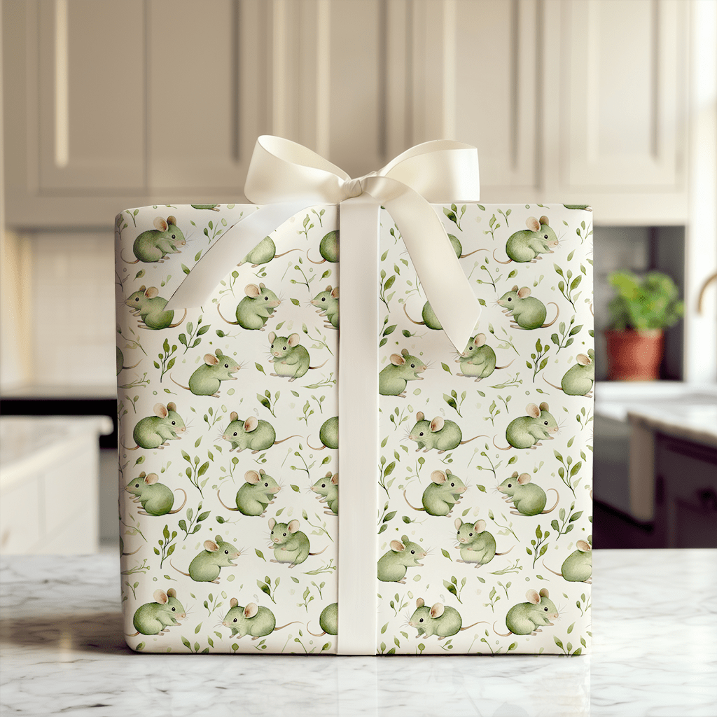 Squeaky Green - Wrapping Paper - Aspen & Arlo