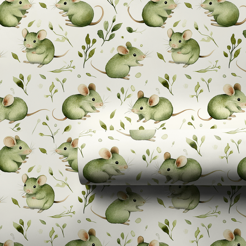 Squeaky Green - Wrapping Paper - Aspen & Arlo