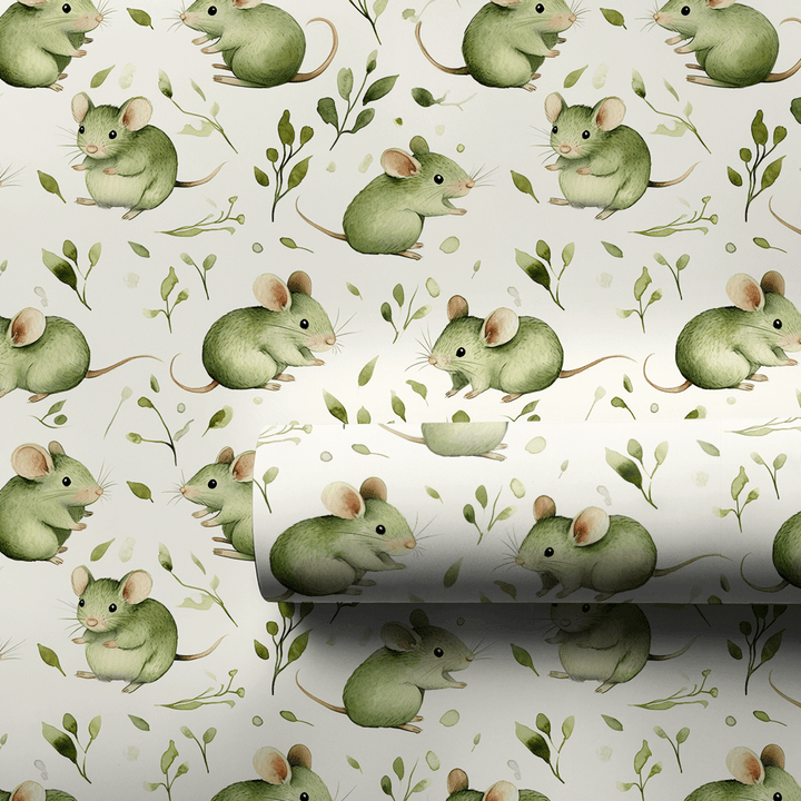 Squeaky Green - Wrapping Paper - Aspen & Arlo