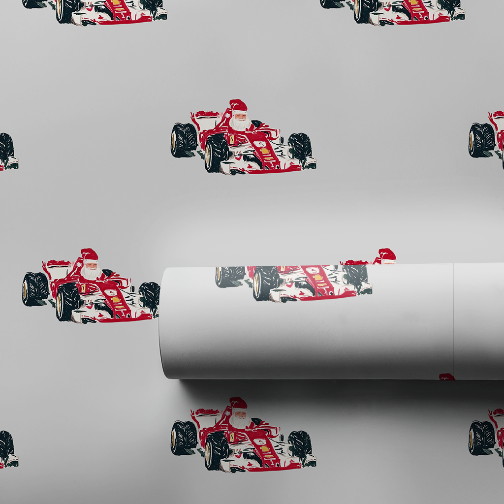 Santa Race Car