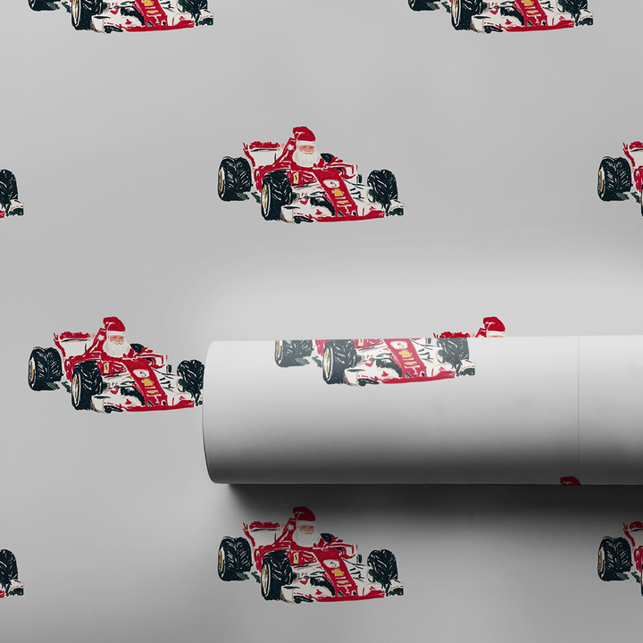 Santa Race Car