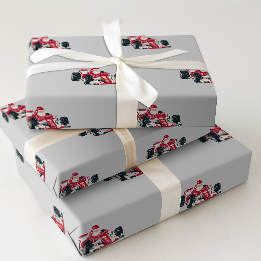Santa Race Car