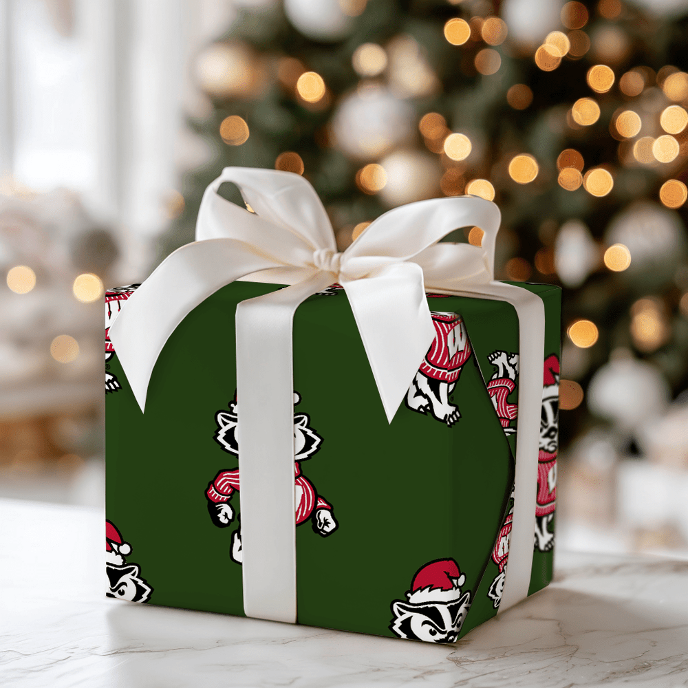 Badger Santa - Wrapping Paper - Aspen & Arlo