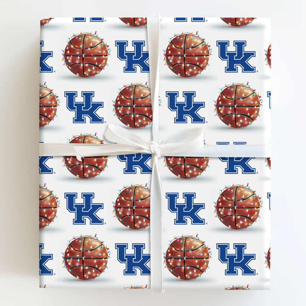 Holiday Hoops Wildcats - Wrapping Paper - Aspen & Arlo
