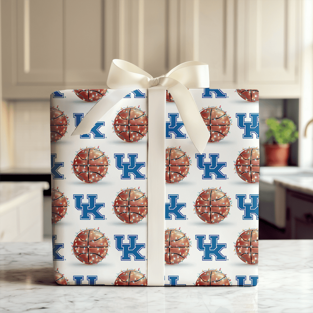 Holiday Hoops Wildcats - Wrapping Paper - Aspen & Arlo