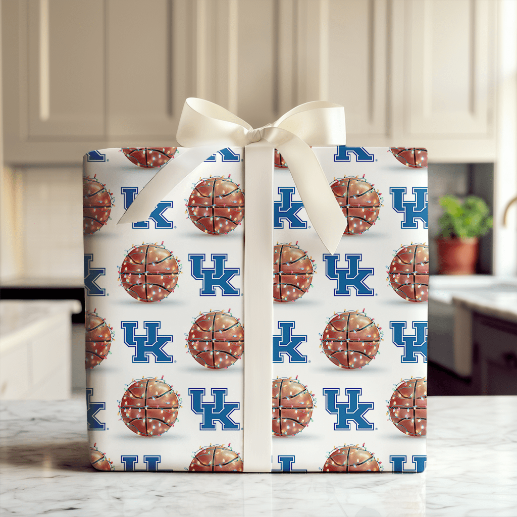 Holiday Hoops Wildcats - Wrapping Paper - Aspen & Arlo