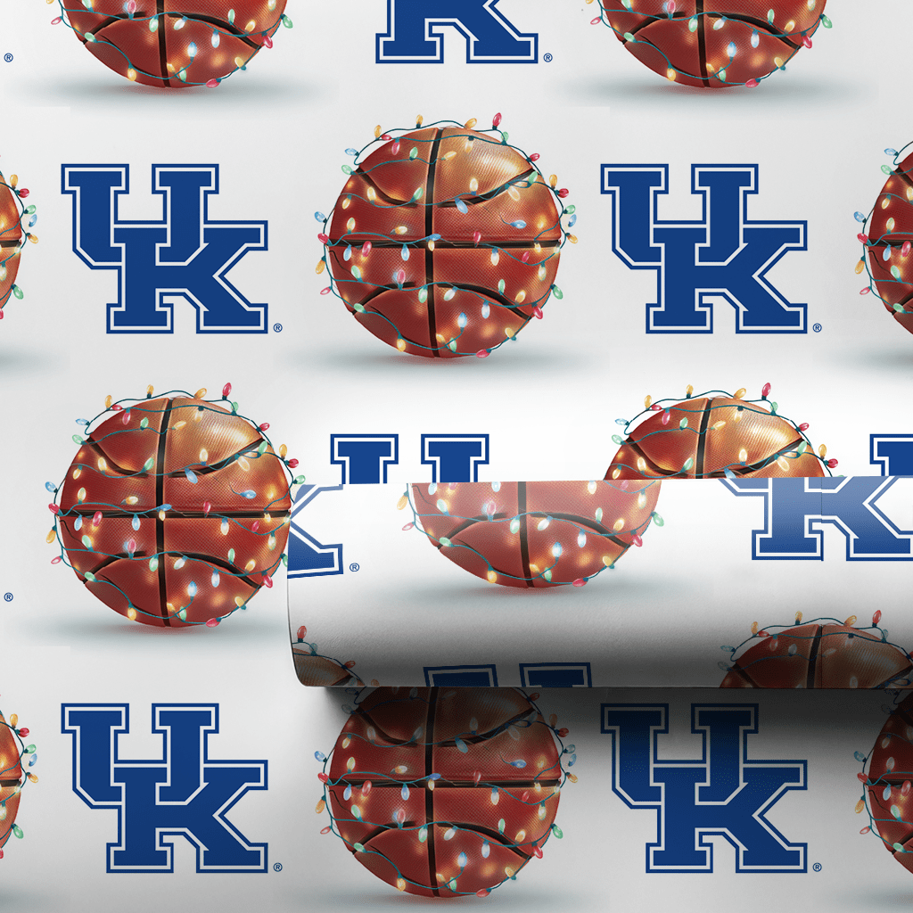 Holiday Hoops Wildcats - Wrapping Paper - Aspen & Arlo