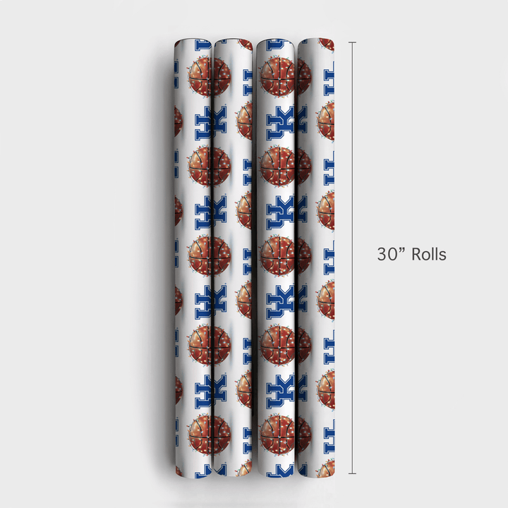Holiday Hoops Wildcats - Wrapping Paper - Aspen & Arlo