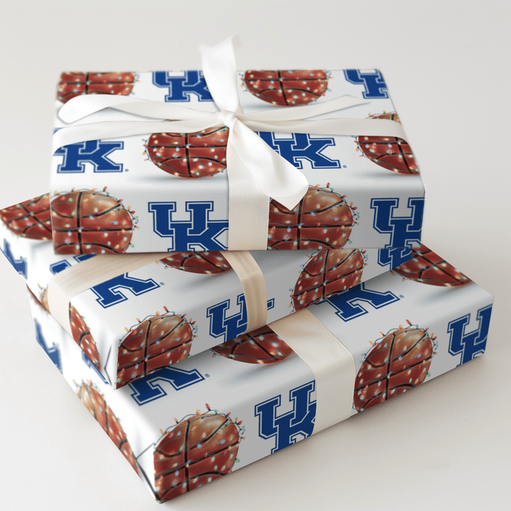 Holiday Hoops Wildcats - Wrapping Paper - Aspen & Arlo
