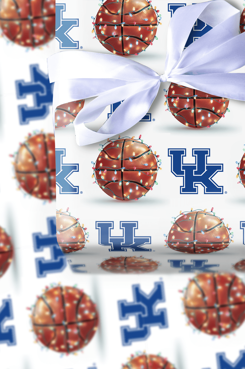 Holiday Hoops Wildcats - Wrapping Paper - Aspen & Arlo