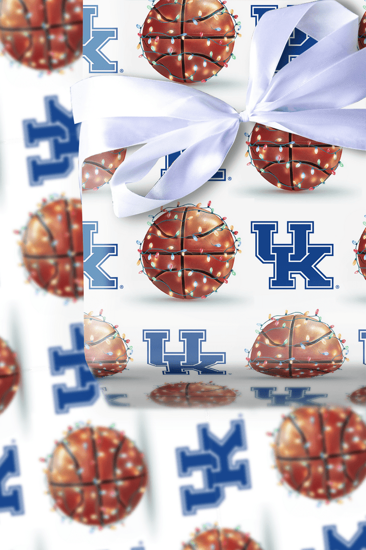 Holiday Hoops Wildcats - Wrapping Paper - Aspen & Arlo