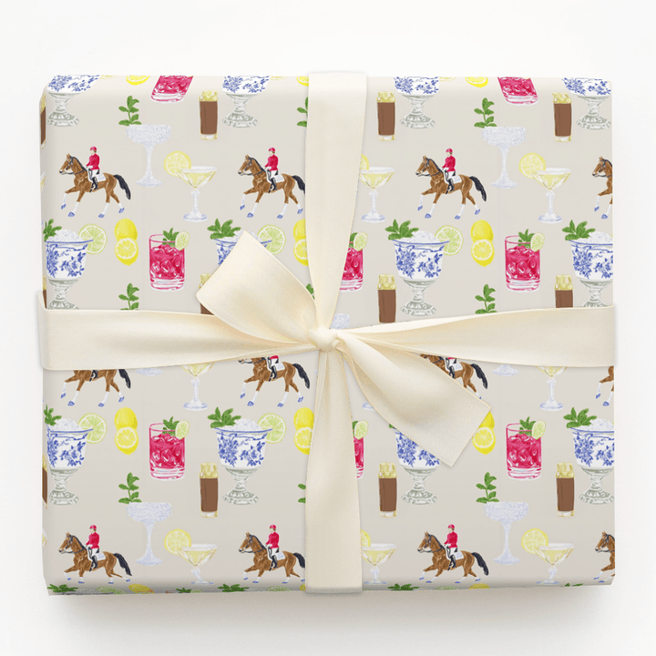 Mint Julep Hour - Wrapping Paper - Aspen & Arlo