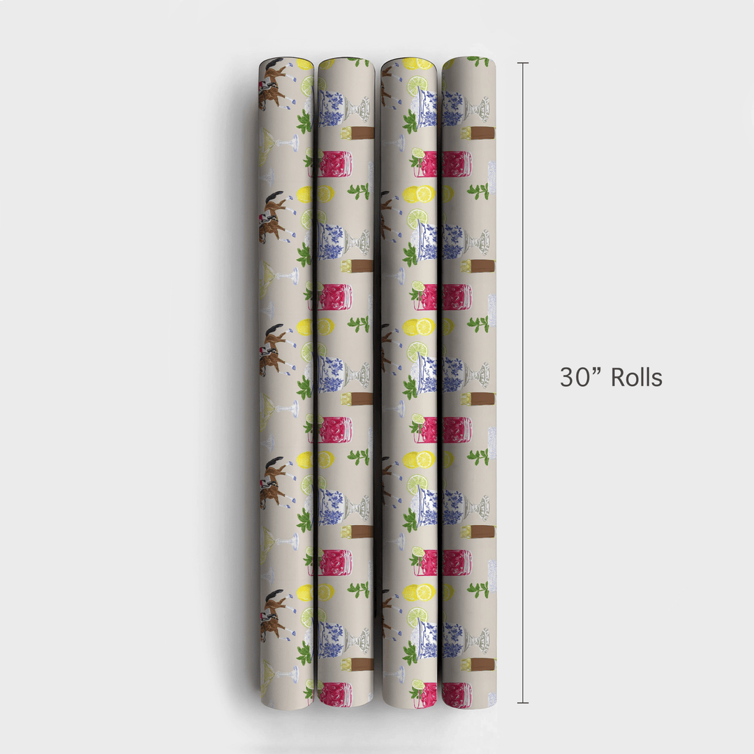 Mint Julep Hour - Wrapping Paper - Aspen & Arlo