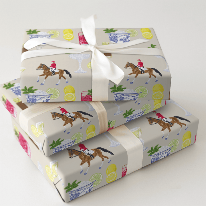 Mint Julep Hour - Wrapping Paper - Aspen & Arlo