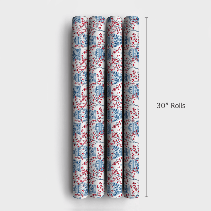 Porcelain Poise - Wrapping Paper - Aspen & Arlo