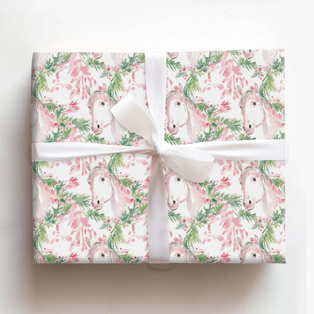 Holiday Horse - Wrapping Paper - Aspen & Arlo