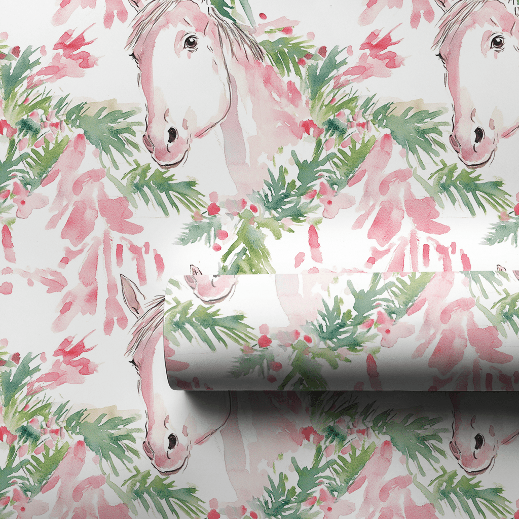 Holiday Horse - Wrapping Paper - Aspen & Arlo