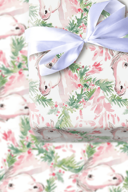 Holiday Horse - Wrapping Paper - Aspen & Arlo