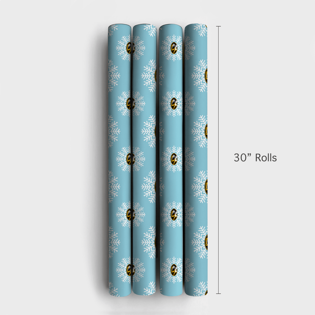 Mizzou Tiger Snowflake - Wrapping Paper - Aspen & Arlo