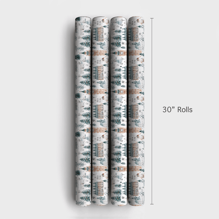 Silent Night Shoreditch - Wrapping Paper - Aspen & Arlo