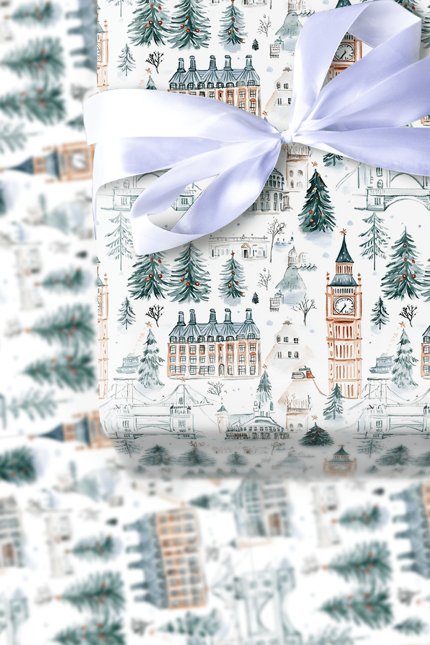 Silent Night Shoreditch - Wrapping Paper - Aspen & Arlo