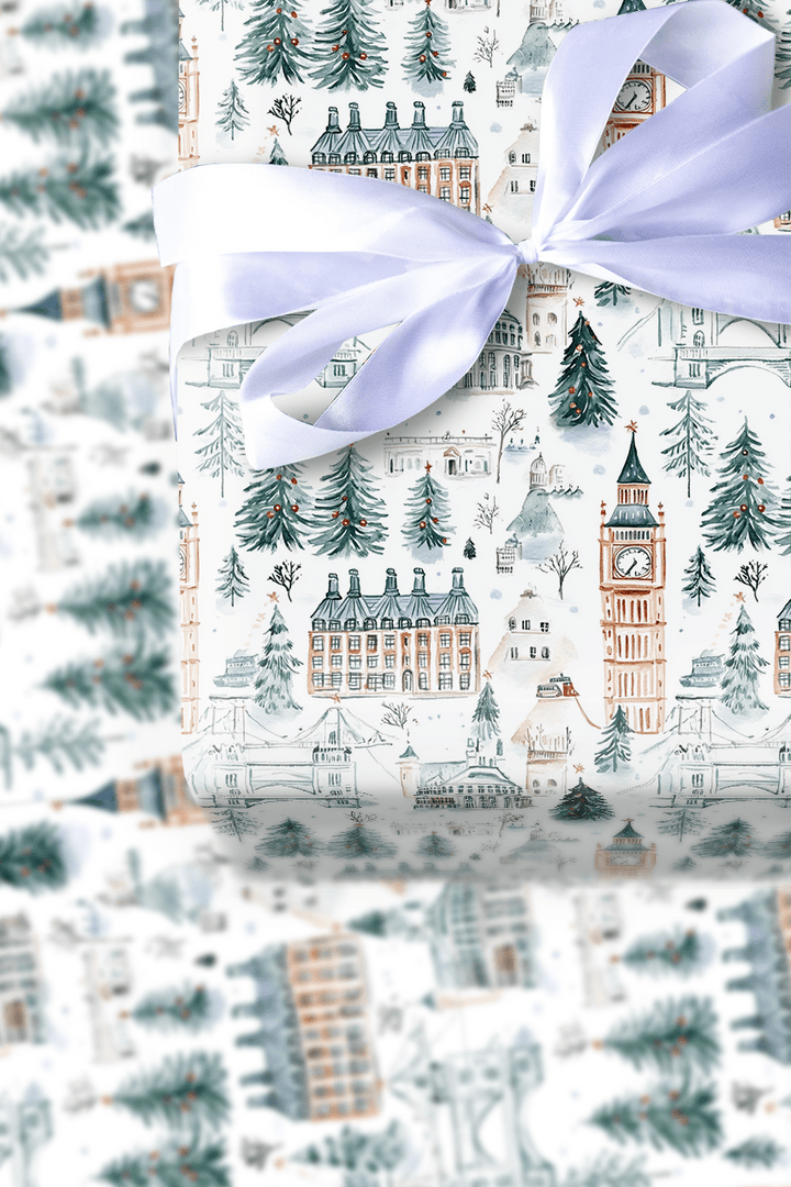 Silent Night Shoreditch - Wrapping Paper - Aspen & Arlo