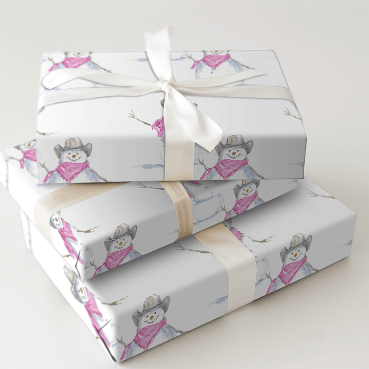 Snowfolk Rodeo - Wrapping Paper - Aspen & Arlo