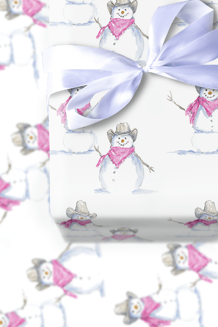 Snowfolk Rodeo - Wrapping Paper - Aspen & Arlo