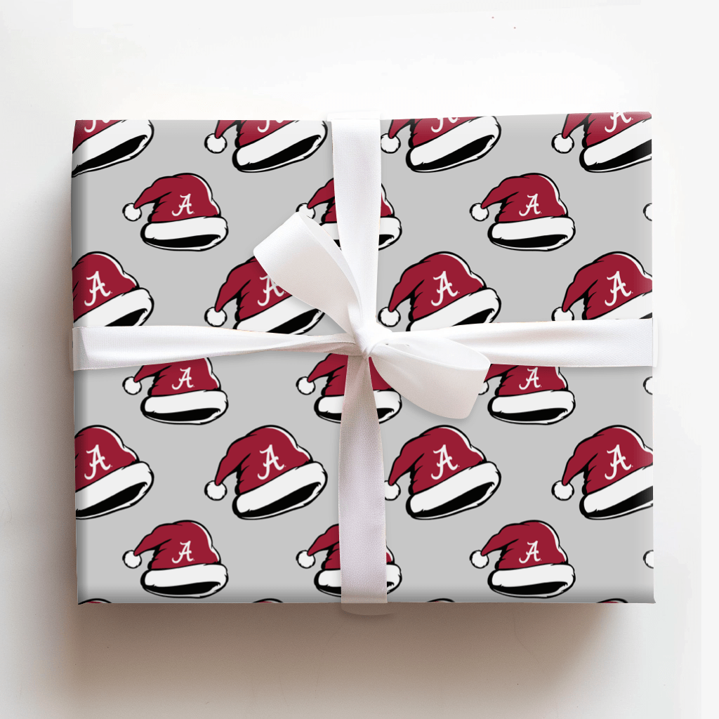 Crimson A Claus - Wrapping Paper - Aspen & Arlo
