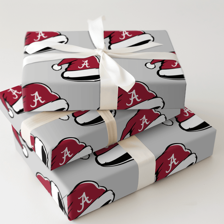 Crimson A Claus - Wrapping Paper - Aspen & Arlo