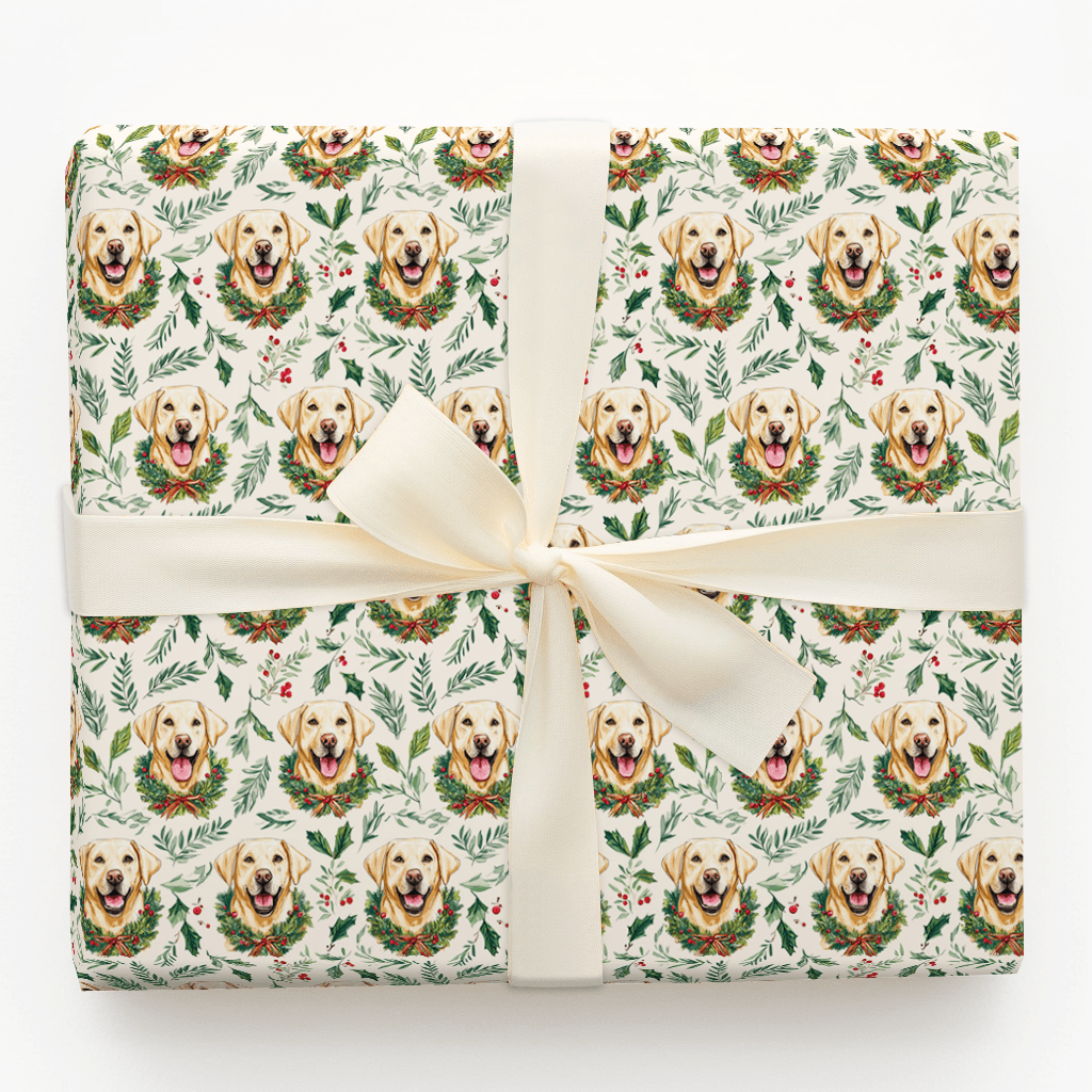 Wreath Retriever - Wrapping Paper - Aspen & Arlo