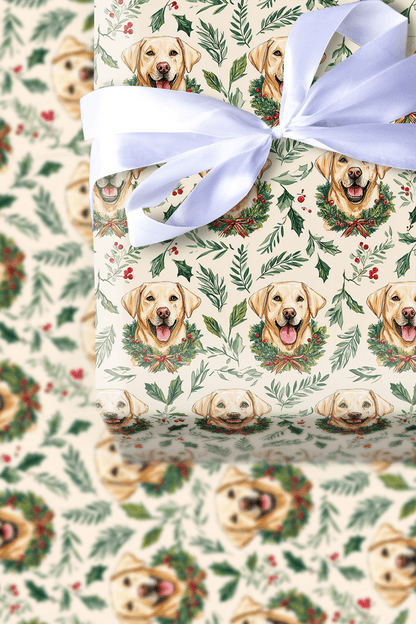 Wreath Retriever - Wrapping Paper - Aspen & Arlo