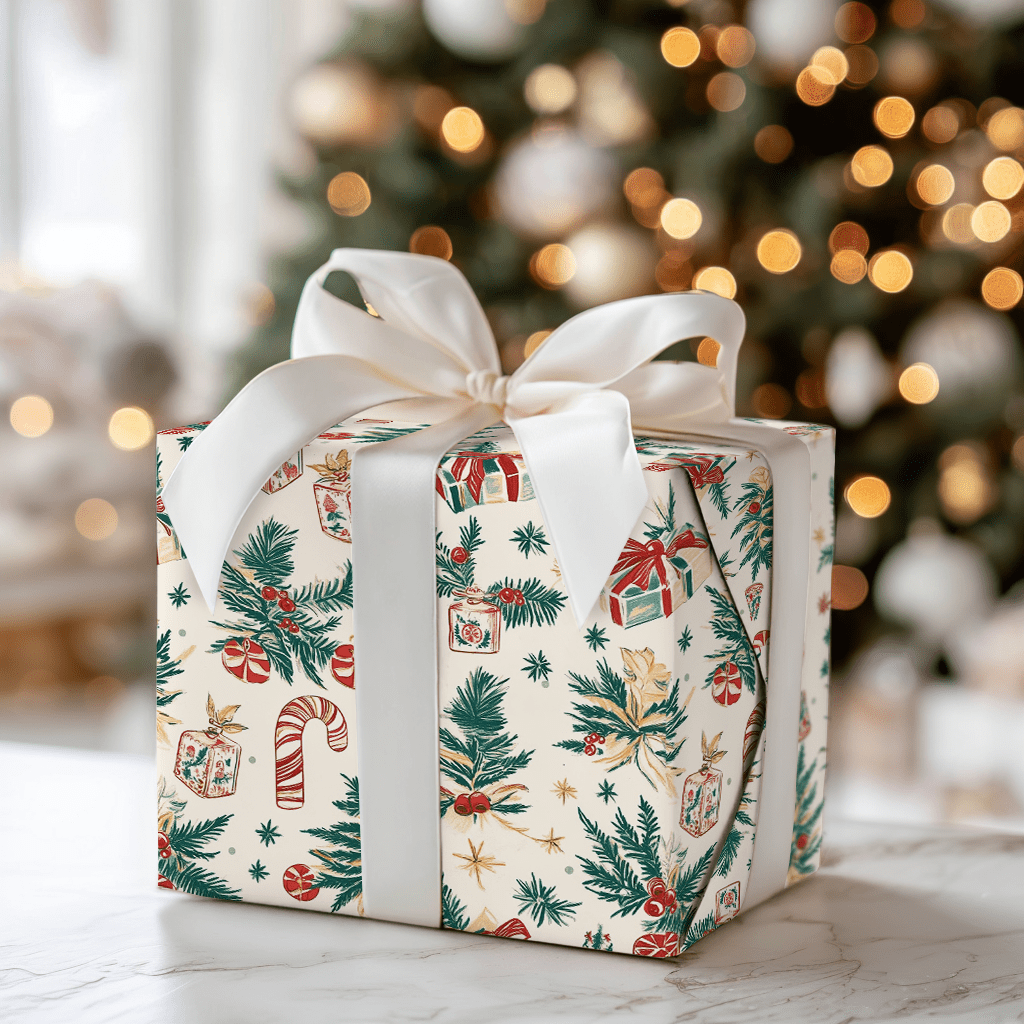 Antique Christmas Eve - Wrapping Paper - Aspen & Arlo