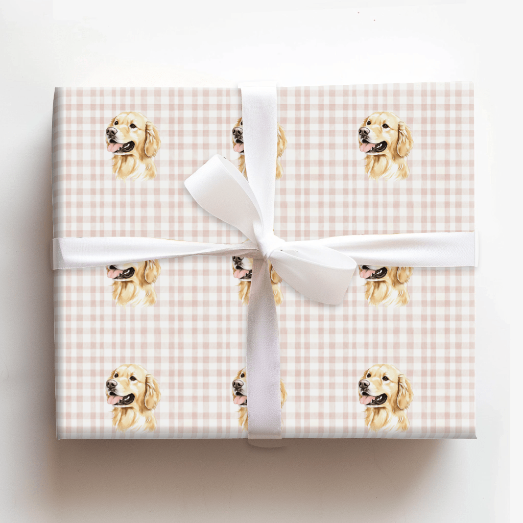 Pinky Pup - Wrapping Paper - Aspen & Arlo