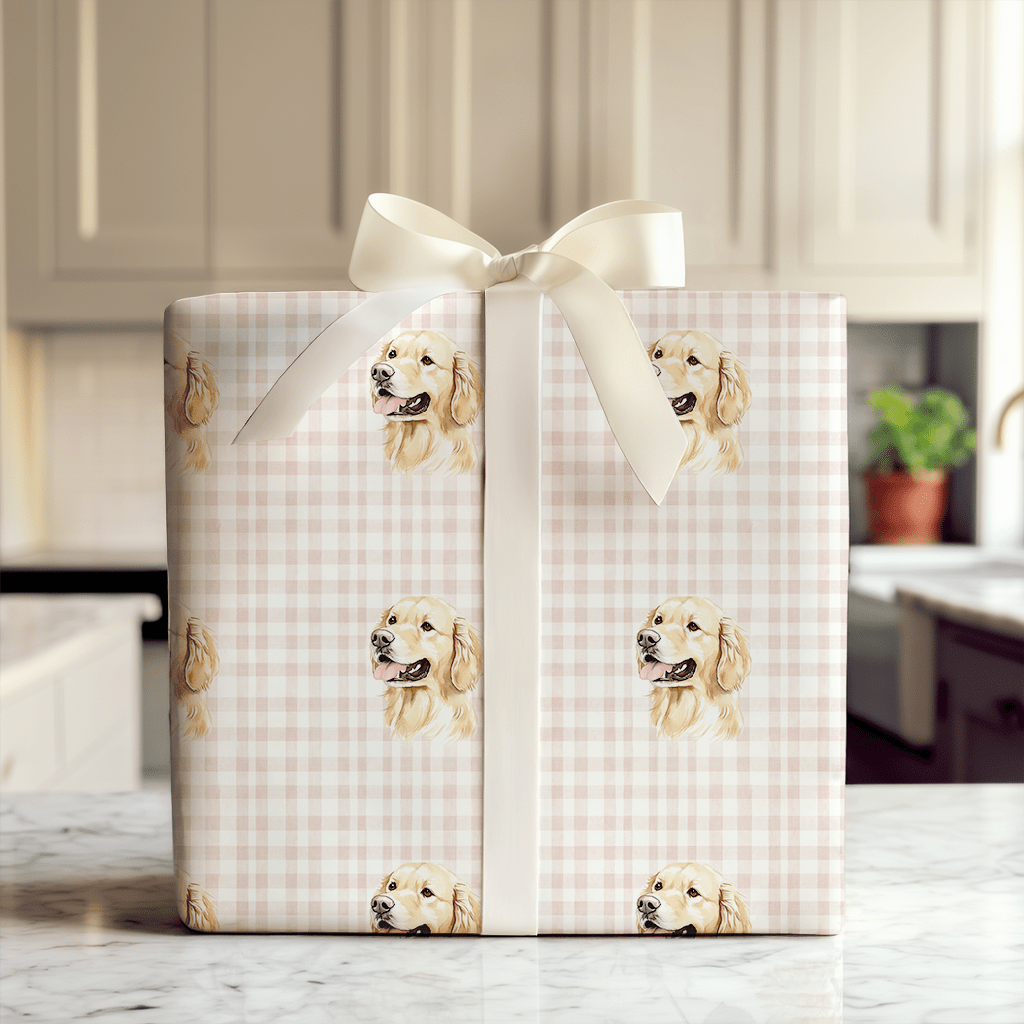 Pinky Pup - Wrapping Paper - Aspen & Arlo