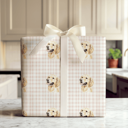 Pinky Pup - Wrapping Paper - Aspen & Arlo