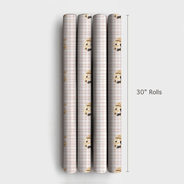 Pinky Pup - Wrapping Paper - Aspen & Arlo