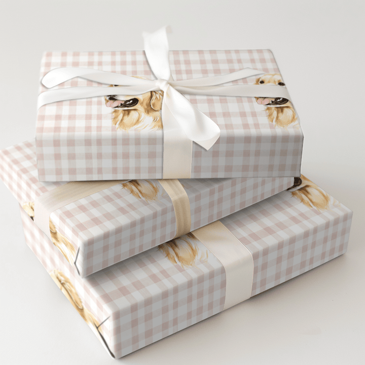 Pinky Pup - Wrapping Paper - Aspen & Arlo