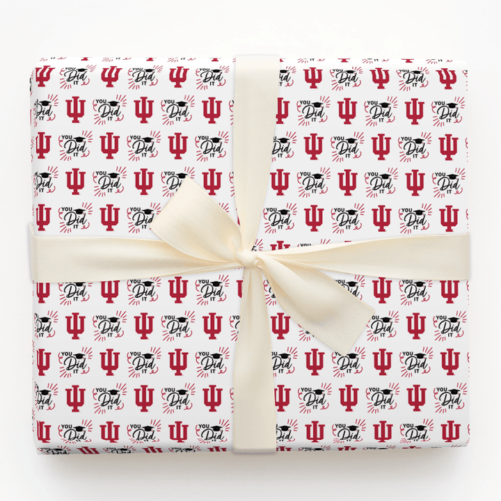 You Did It Indiana - Wrapping Paper - Aspen & Arlo
